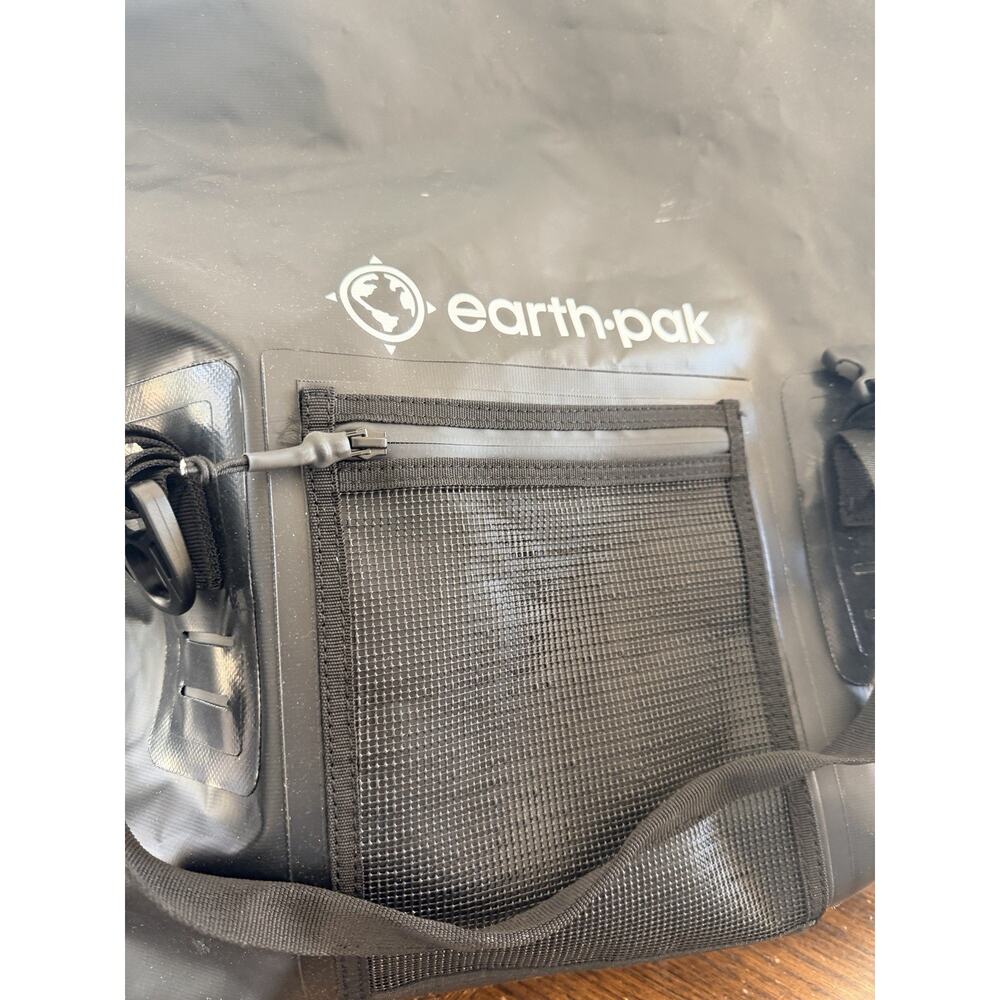 Earth Pak Waterproof Dry Duffel Bag Roll-Top Black Camping Travel Kayak Boat